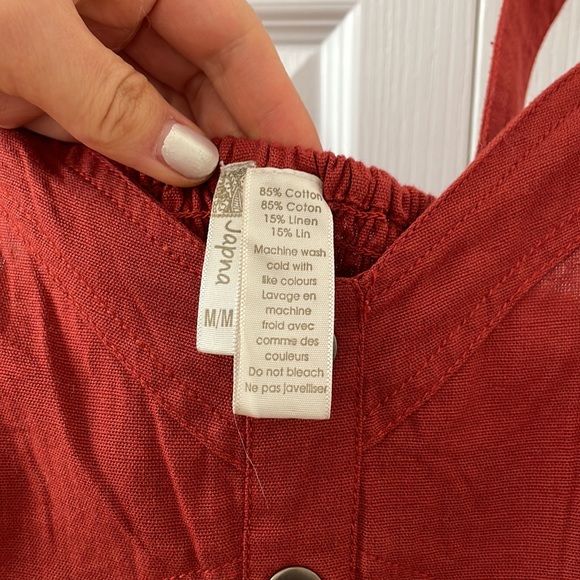 BRICK RED JAPNA MINI DRESS SIZE M - Picture 4 of 4